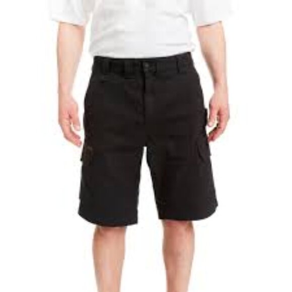 Smiths Workwear Men's Ripstop Performance Cargo shorts Relaxed Fit in Black New - Picture 1 of 1